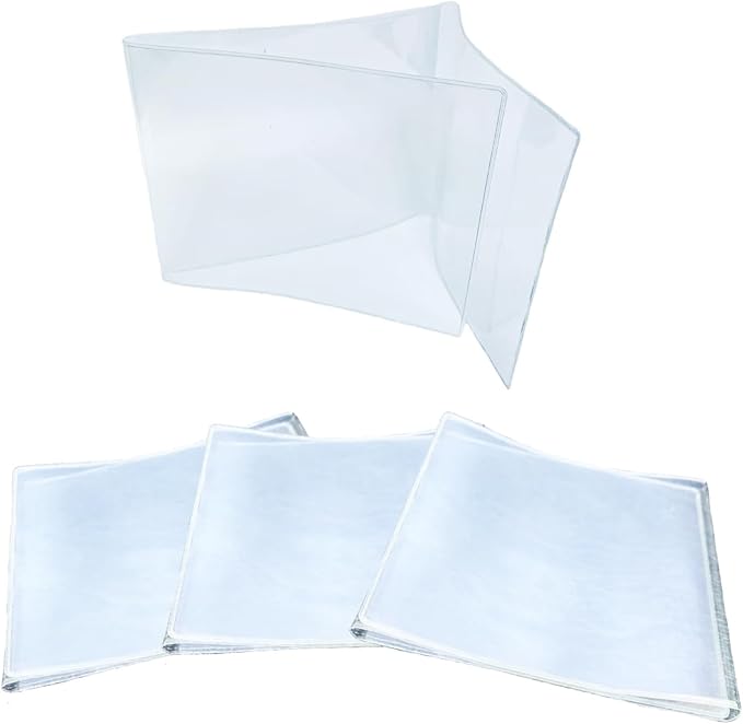 Protective Sleeve for 2025-2026 Mah-Jong Cards - Size (6 1/8" x 4 3/4") - Large-Size Mahjong Card Protective Sleeve - 4 Pack